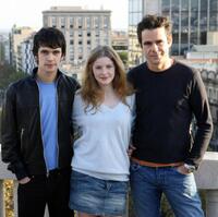 Ben Whishaw, Rachel Hurd-Wood and Tom Tykwer at the photocall of the presentation of "El Perfume, historia de un asesino" (Perfume, the story of a murderer).