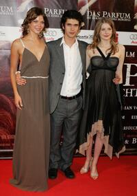 Jessica Schwarz, Ben Whishaw and Rachel Hurd-Wood at the world premiere of "Das Parfum."