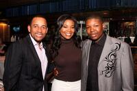 Hill Harper, Gabrielle Union and Denzel Whitaker at the 10th Annual "I Have A Dream" Gospel Brunch.