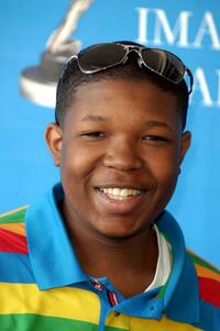 Denzel Whitaker at the celebrity golf challenge to honor the nominees of the 39th NAACP Image Awards.