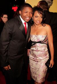Denzel Whitaker and Gina Ravera at the premiere of "The Great Debaters."