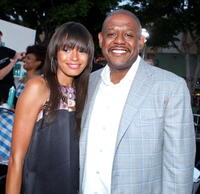 Forest Whitaker and wife Keisha Whitaker at the Los Angeles premiere of New Line Cinema's "Hairspray" in Westwood, California.