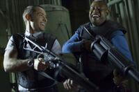 Jude Law as Remy and Forest Whitaker as Jake in "Repo Men."
