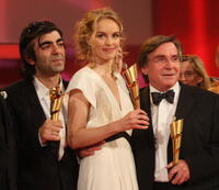 Director Fatih Akin, Nina Hoss and Elmar Wepper at the German Film Award 2008.