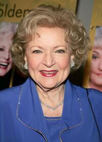 Betty White at the DVD Release party for "The Golden Girls."