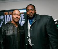 Brian J. White and Kwame Kilpatrick at the 38th Annual Image Awards.