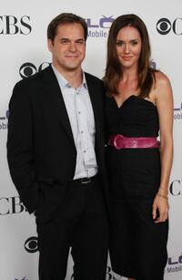 Kyle Bornheimer and Erinn Hayes at the CBS Comedies Season premiere party.
