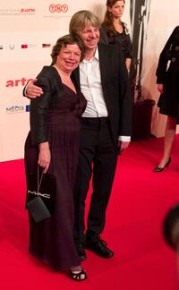 Ursula Werner and Andreas Dresden at the European Film Awards.