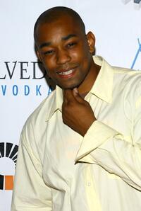 Dennis White at the surprise 25th birthday celebration of Kerry Rhodes.