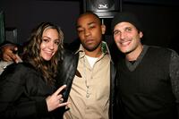 Marianela, Dennis White and Philip Bloch at the after party of the premiere of "Games People Play."