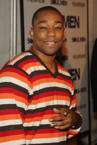 Dennis White at the world premiere of "Soul Men."