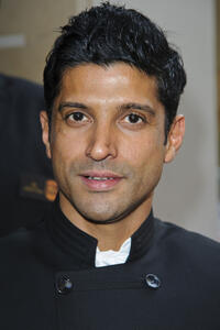 Farhan Akhtar at the gala screening of "Bhaag Milkha Bhaag" in London.