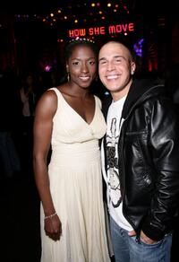 Rutina Wesley and Shawn Desman at the after party of the premiere of "How She Move."