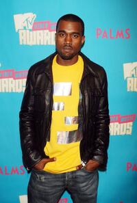 Kanye West at the special Video Music Awards nominee taping of MTV's Total Request Live.