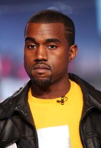 Kanye West at the special Video Music Awards nominee taping of MTV's Total Request Live.