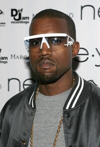 Kanye West at the Ne-Yo Release party.