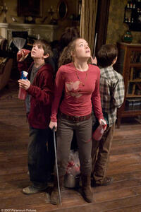 Sarah Bolger and Freddie Highmore in "The Spiderwick Chronicles."