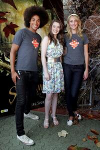 Kyle, Sarah Bolger and Maude at the Australian premiere of "The Spiderwick Chronicles."