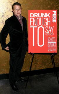 Samuel West at the opening night party of "Drunk Enough To Say I Love You."