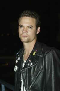 Shane West at the Ed Hardy Hurricane Relief concert benefitting the victims of Hurricane Katrina.