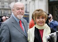 Timothy West and Prunella Scales at the Broadcasting house.