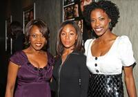 Alfre Woodard, Nicole Beharie and Karimah Westbrook at the premiere of "American Violet."