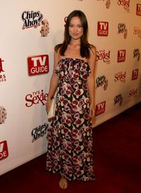 Olivia Wilde at the TV Guides Sexiest Stars Party.