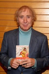 Gene Wilder at the promotion of his book "The Woman Who Wouldn't."
