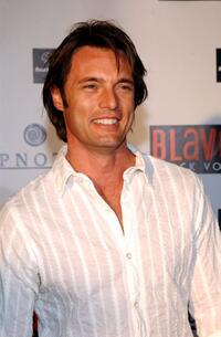 James Wilder at the Von Dutch Originals head designer Christian Audigier's birthday party.