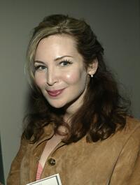 Jennifer Westfeldt at the Distinctive Assets Talent Lounge And Spa For the 2004 Tony Awards.