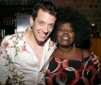 John Tartaglia and Lillias White at the beneift concert for "Hair" after party.