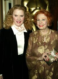 Celia Weston and Arlene Dahl at the AMPAS Official Oscar Night Celebration.