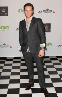 Ed Westwick at the 2011 Grand Prix party in Melbourne.