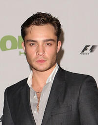 Ed Westwick at the 2011 Grand Prix party in Melbourne.