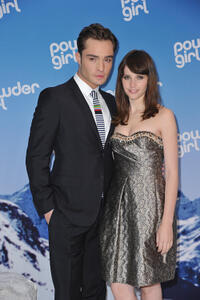 Ed Westwick and Felicity Jones at the Germany premiere of "Powder Girl."
