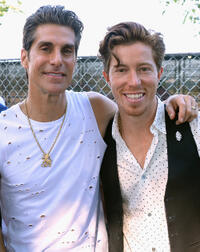 Perry Farrell and Shaun White at the Lollapalooza 2013 in Chicago.