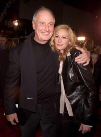 Jerry Weintraub and Julia Roberts at the premiere of "Ocean's Eleven."