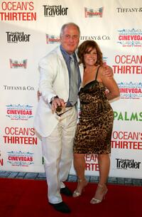 Jerry Weintraub and Executive Producer Susan Ekins at the opening night screening of "Ocean's Thirteen."