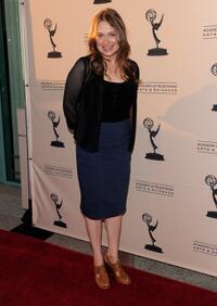 Merritt Wever at the Academy of Television Arts and Sciences Evening with "Nurse Jackie."