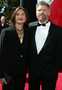 Pam Van Sant and Treat Williams at the 56th Annual Primetime Emmy Awards.