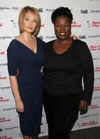 Ellen Barkin and Sharon Wilkins at the screening of "Palindromes."