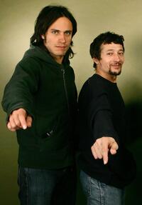 Gael Garcia Bernal and Sacha Bourdo at the 2006 Sundance Film Festival.