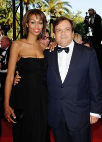 Didier Bourdon and Guest at the premiere of "A Prophet" during the 62nd International Cannes Film Festival.