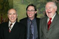 Lee Wilkof, Richard Thomas and Robert Prosky at the after party of the opening night of "Democracy."