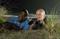 Tracy Morgan as Paul and Bruce Willis as Jimmy in "Cop Out."