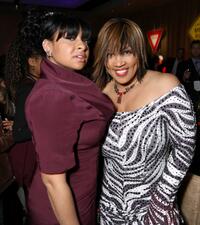 Raven-Symone and Kym E. Whitley at the after party of the premiere of "College Road Trip."