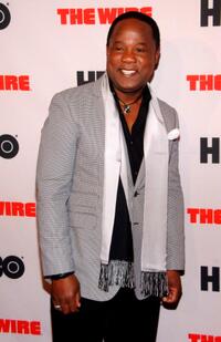 Isiah Whitlock, Jr. at the premiere of "The Wire."