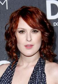 Rumer Willis at the grand opening of the D&G Flagship Boutique.