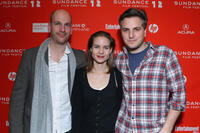Filmmakers Fred Casella, Laura Solon and Ben Willbond at the "Short Programs I" during the 2012 Sundance Film Festival in Utah.