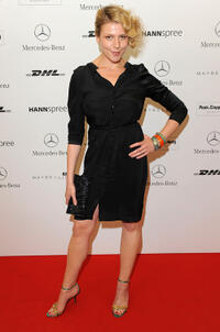 Franziska Weisz at the Designer for Tomorrow Show during Mercedes-Benz Fashion Week Berlin Spring/Summer 2012.